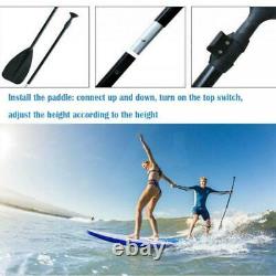 10FT 3.2M Paddle Longboard Stand Up SUP Inflatable Surfboard Pump Kayak Adult UK
