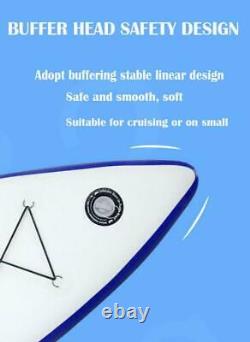 10FT 3.2M Paddle Longboard Stand Up SUP Inflatable Surfboard Pump Kayak Adult UK