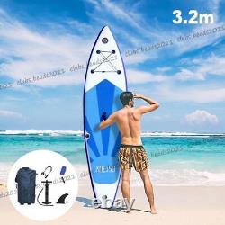 10FT Inflatable Paddle Board SUP Stand Up Paddleboard Beginner + Accessories UK