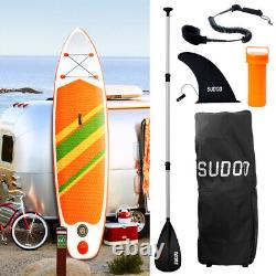 10FT Inflatable SUP Stand Up Paddle Board Surfing surf Board paddleboard 3 Fins