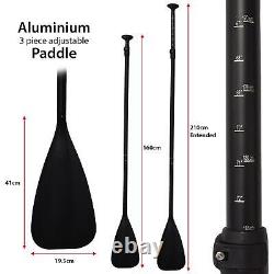 10FT Inflatable Stand Up Paddle Board Durable SUP Accessories Carry Bag Set RED