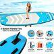 10ft Inflatable Stand Up Paddle Board Non-slip Surfboard Sup Board Adjustable Uk