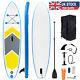 10ft Inflatable Stand Up Paddle Board Sup Padding Surfboard Adjustable Non-slip