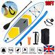 10ft Inflatable Stand Up Paddle Board Sup Surfboard Adjustable Non-slip Deck
