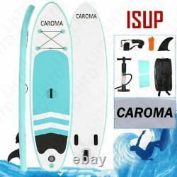 10FT Inflatable Stand Up Paddle Board SUP Surfboard Adjustable Non-Slip Deck HOT