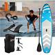 10ft Inflatable Stand Up Paddle Board Sup Surfboard Adjustable Non-slip Deck New