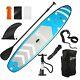 10ft Inflatable Stand Up Paddle Board Sup Surfboard Adjustable Non-slip Isup New
