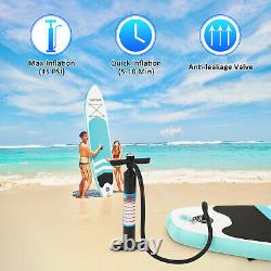 10FT Inflatable Stand Up Paddle Board SUP Surfboard Non-Slip Deck & Accessories