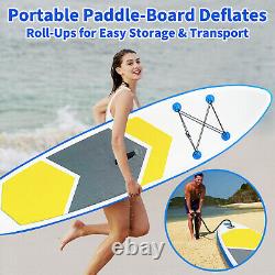 10FT Inflatable Stand Up Paddle Board SUP Surfboard Racing Bag Pump Ora Water UK