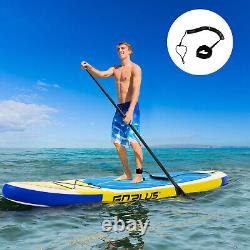 10FT Inflatable Stand Up Paddle Board SUP Surfboard Standing Boat Non-Slip Deck