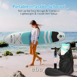 10FT Inflatable Stand Up Paddle Board SUP Surfboard Surfing with Complete Kit