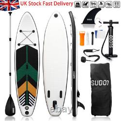 10FT Inflatable Stand Up Paddle Board Set 300cm SUP Board with Pump Kayak UK