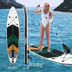 10FT Inflatable Stand Up Paddle Board Set 300cm SUP Board with Pump Kayak UK