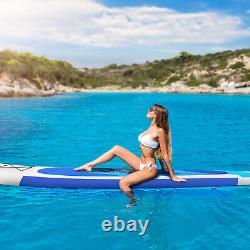 10FT Inflatable Stand Up Paddle Board Surfboard Floatable Aluminum Paddle