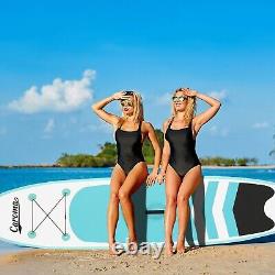 10FT Inflatable Stand Up Paddle Board Surfboard SUP board with complete kit