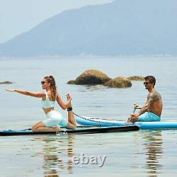 10FT Inflatable Stand Up Paddle Board Surfing SUP Surfboard Kayak Accessories UK