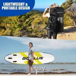 10FT Inflatable Stand Up Paddle Board with Adjustable Paddle