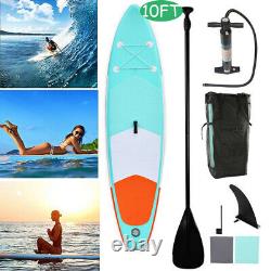 10FT Inflatable Stand Up Paddle SUP Board Surfing Surf Board Paddleboard UK