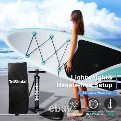10FT Inflatable Stand Up Paddle SUP Board Surfing Surf Board Paddleboard with Pump