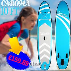 10FT Inflatable Stand Up Paddle SUP Board Surfing surf Board paddleboard Kayak