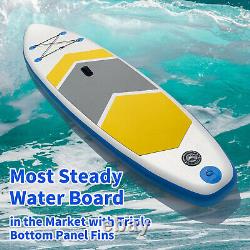 10FT Paddle Board SUP Inflatable Sports Surf Stand Up Racing Bag Pump Oar Water