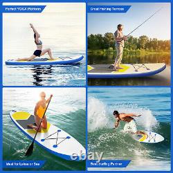 10FT Paddle Board Stand Up SUP Inflatable Kayak Surfing Surfboard With Bag Pump UK