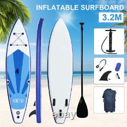 10FT Paddle Board Stand Up SUP Inflatable Paddleboard Pump Kayak Adult Beginner