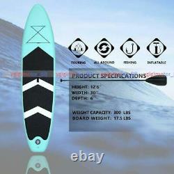 10FT Rapid Inflatable Stand Up Paddle SUP Board Surfing Surf Board Paddleboard
