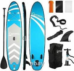 10FT SUP Inflatable Surfing Board Soft Surf Stand Up Paddle Board with Pump Bag