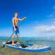 10ft Inflatable Non-slip Paddle Stand Up Board With Adjustable Paddle, Carry Bag
