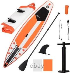 10Ft Inflatable Paddle Stand Up Board with Adjustable Paddle, Non-Slip Deck Board