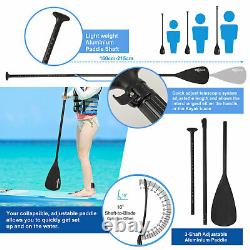 10/11FT Paddle Board Inflatable Sports Surf Stand Up Surfboard with Fin Pump Kit