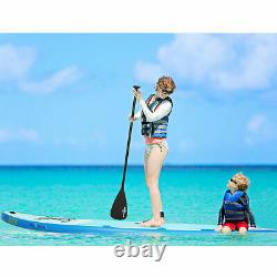 10/11FT Paddle Board Inflatable Sports Surf Stand Up Surfboard with Fin Pump Kit