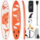 10.5ft Inflatable Stand Up Paddle Board Sup Surfboard Adjustable Non-slip Deck