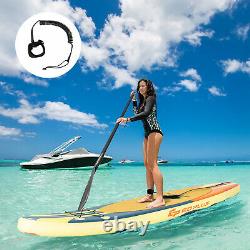 10.5FT Inflatable Stand Up Paddle Board SUP Surfboard Adjustable Non-Slip Deck