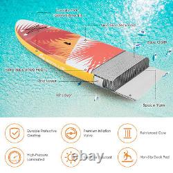 10.5FT Inflatable Stand Up Paddle Board SUP Surfboard Adjustable Non-Slip ISUP