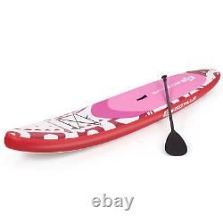 10.5 FT Inflatable Stand Up Paddle Board SUP Surfboard Adjustable Non-Slip Deck