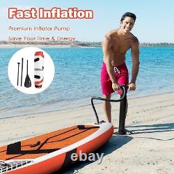 10.5' Inflatable Stand Up Paddle Board SUP with Carrying Bag Aluminum Paddle