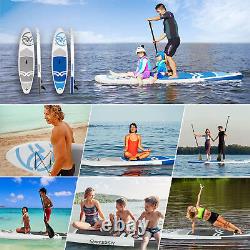 10.5ft Inflatable Stand Up Paddle Board Kayak Conversion Kit SUP with Pump V8T6