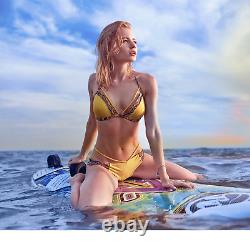 10.5ft Inflatable Stand Up Paddle Board SUP Surfboard Adjustable Non-Slip Deck