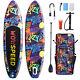10.5ft Inflatable Stand Up Paddle Board Sup Surfboard Complete Surfing Kayak Kit