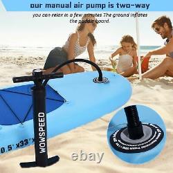 10.5ft Inflatable Stand Up Paddle Board SUP Surfboard Complete Surfing Kit