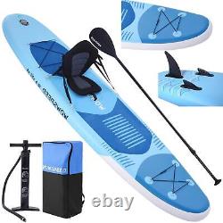 10.5ft SUP Board Inflatable Stand Up Paddle Surf Complete Surfboard Set Kit
