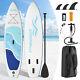 10.6ft Inflatable Paddle Board Sup Stand Up Surfboard Complete Kit Accessories