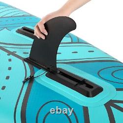 10.6FT Inflatable Paddle Board SUP Stand Up Surfboard Kit Full Accessories