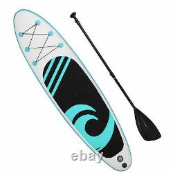 10.6FT Inflatable Stand Up Paddle Board Surfboard Non-Slip Deck with Pump Bag