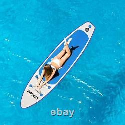 10.6FT Inflatable Surfboard Stand Up Surfing Paddle SUP 323 cm Paddleboard EVA