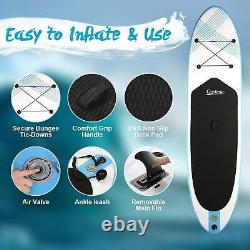 10.6FT Stand Up Paddle Board SurfBoard Set SUP Inflatable Paddleboard Pump Kayak