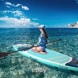 10'6×33×6 Inflatable Stand Up Paddle Board, Paddle Board, SUP Board with with