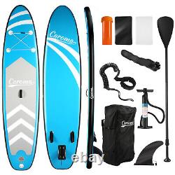 10.6 FT Inflatable Stand Up Paddle Board SUP Surfboard 6'' Thick with Complete Kit